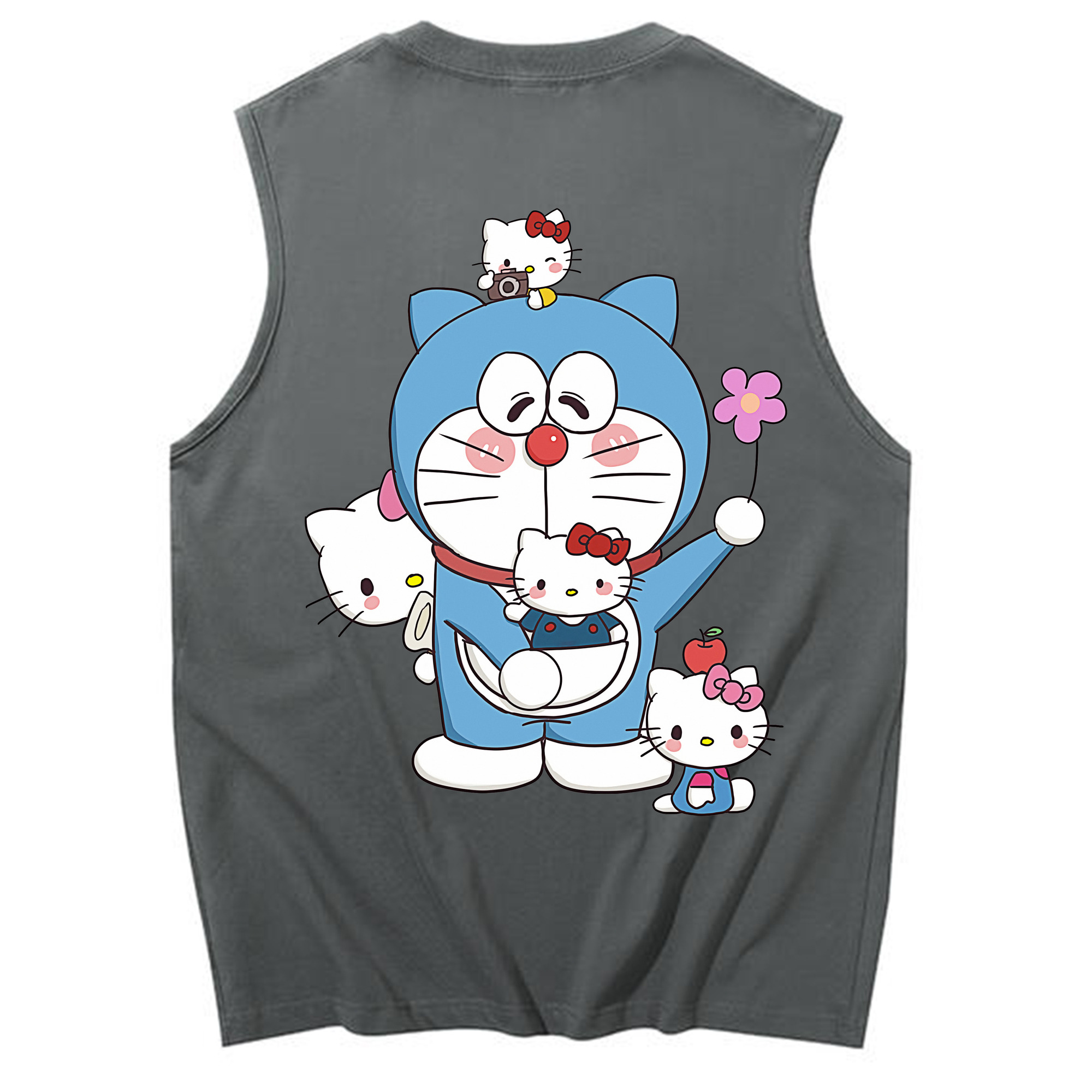 （画像用） ドラえもん Doraemon コットン100％タンクトップ（背面プリント）